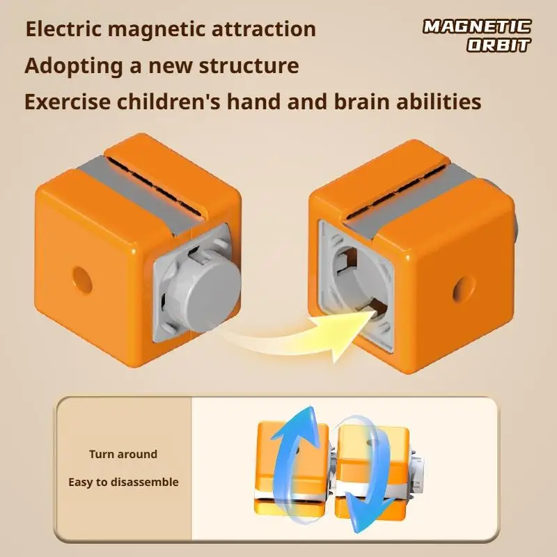 قطار المسار السحري USB القابل لإعادة الشحن ثلاثية الأبعاد مسارات البناء مكعب القضبان الجذعية لعبة تعليمية المغناطيسي ماجيك اللبنات قطار مجموعة #5