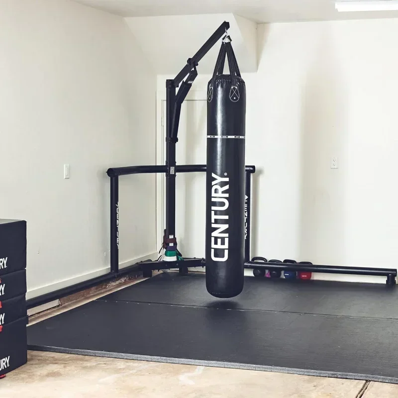 D2BCorner Man Hanger (2 artículos de caja) Bolsa de entrenamiento colgante, marco de acero compatible con bolsas pesadas 100 libras o menos para Boxin