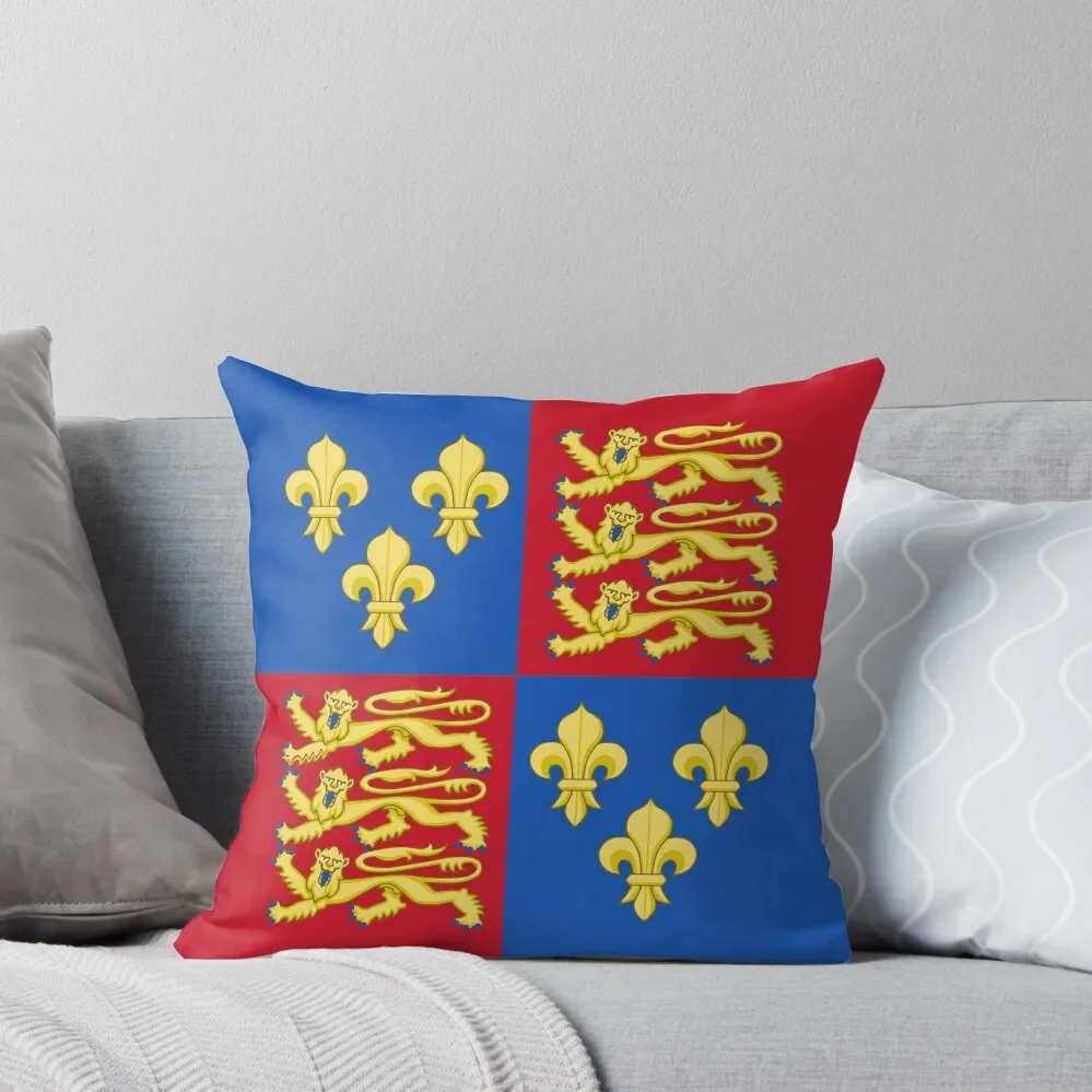 

Henry V - Royal Arms of England (1399-1603) Throw Pillow