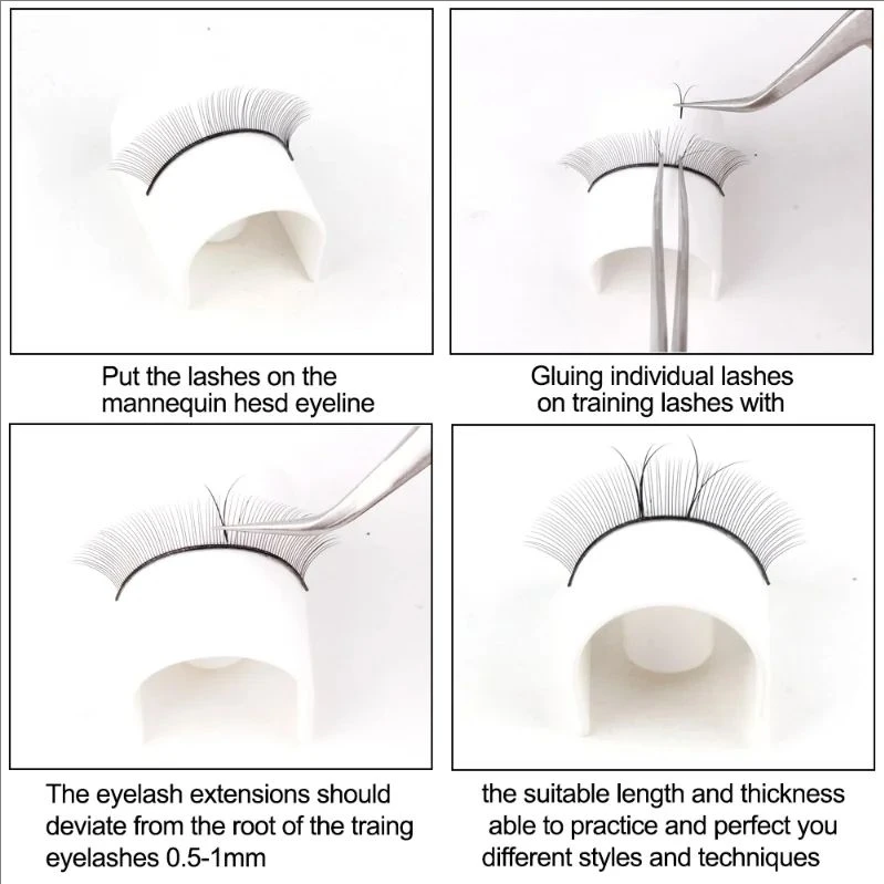 MJ 초보자 인조 속눈썹 연습 밍크 속눈썹 스트립, 개별 속눈썹 익스텐션 도구, 5 박스, 10 박스, 15 박스, 20 박스