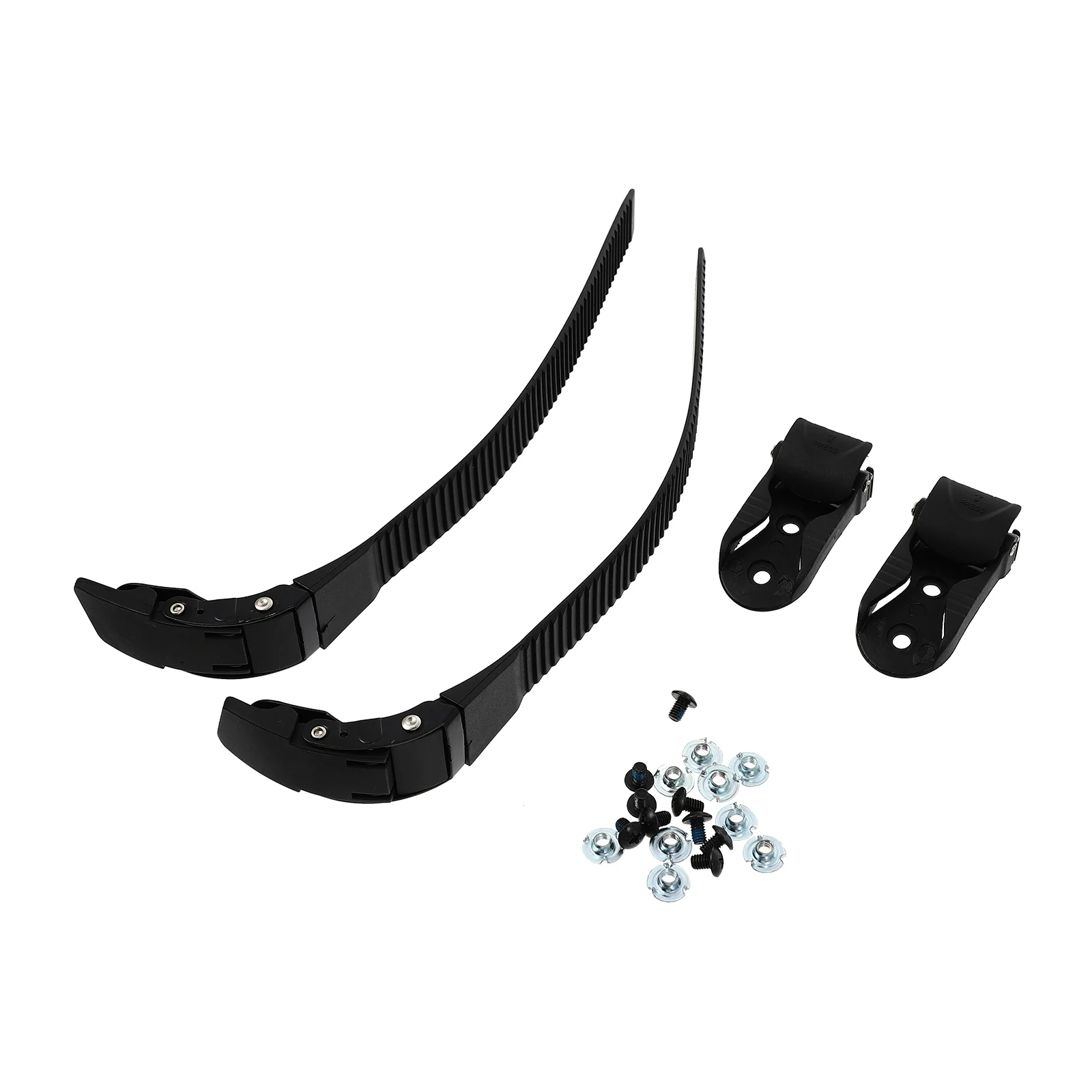 2 Set Lacci per pattini Pattini a rotelle Cinghie energetiche Cinture Asse Scarpe da pattinaggio Parti di stivali in PVC