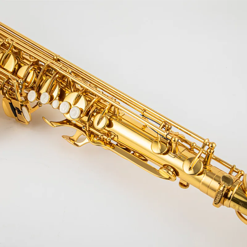 New high quality tenor saxophone Golden tenor saxophone Complete accessories Mouthpiece and case