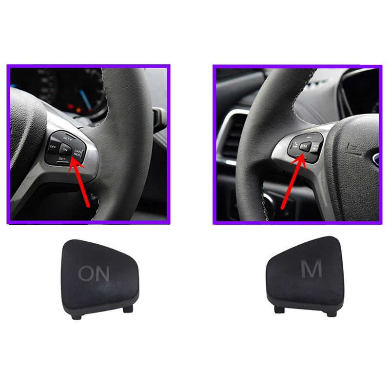 New Car Audio Volume Steering Wheel Buttons Cruise Control Switch M ON Button For Escort Fiesta MK7 MK8 ST Ecosport 2013