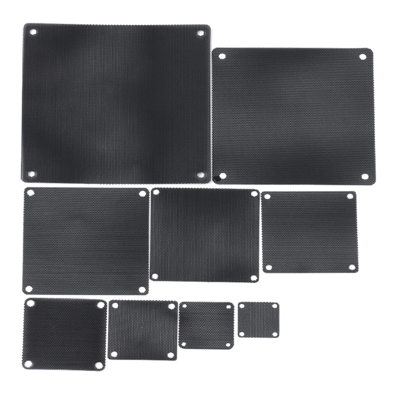 3/4/5/6/7/8/9/12/14cm Frame Dust Filter Dustproof PVC Mesh Net Cover Guard for Home Chassis PC Computer for Case