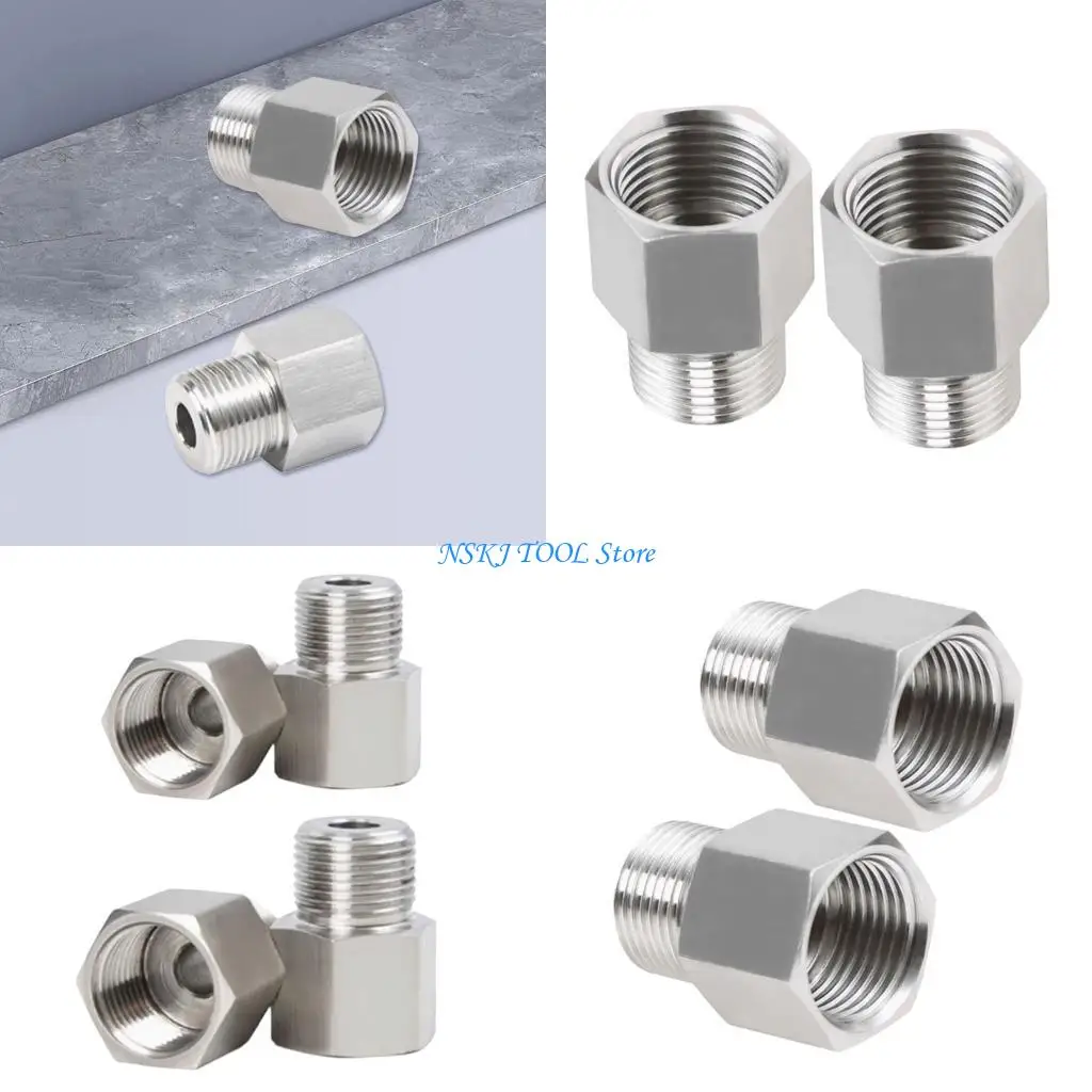 

L8RC Pressure Steel NPT3/8 x NPT1/4 Threaded Connectors Industrial Grade Pair