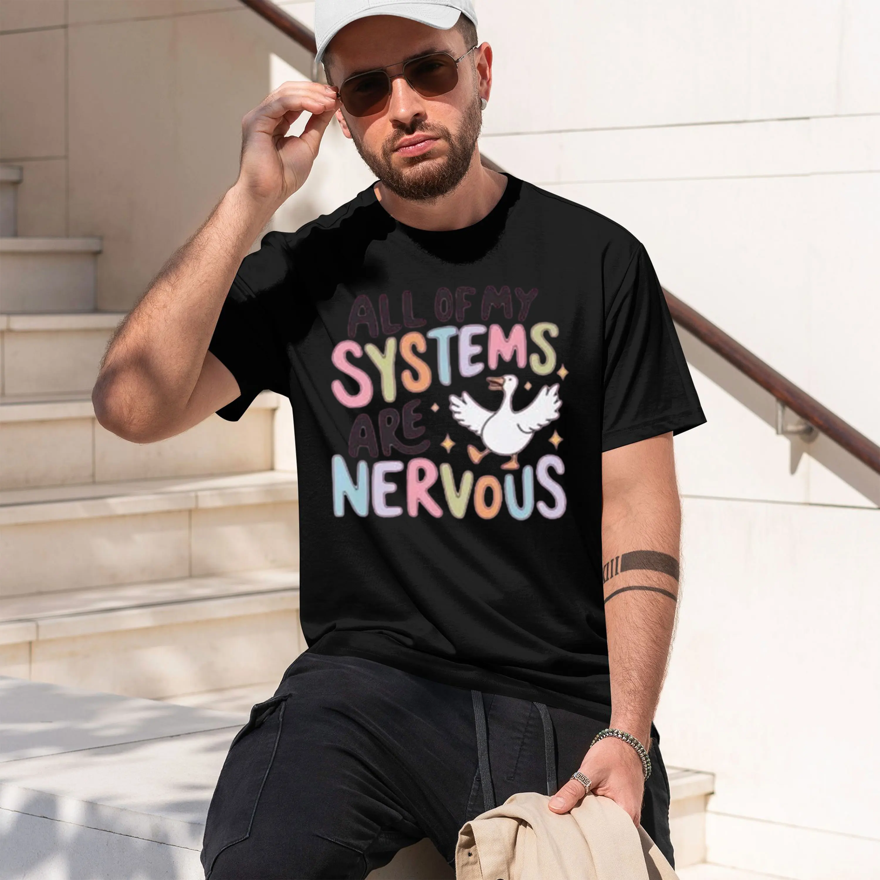 Nervous Systems Unisex Comfy Grh T Shirts Summer Woman Man Mental Health Awareness Casual Wear T-shirt Camisetas 2026 New Model