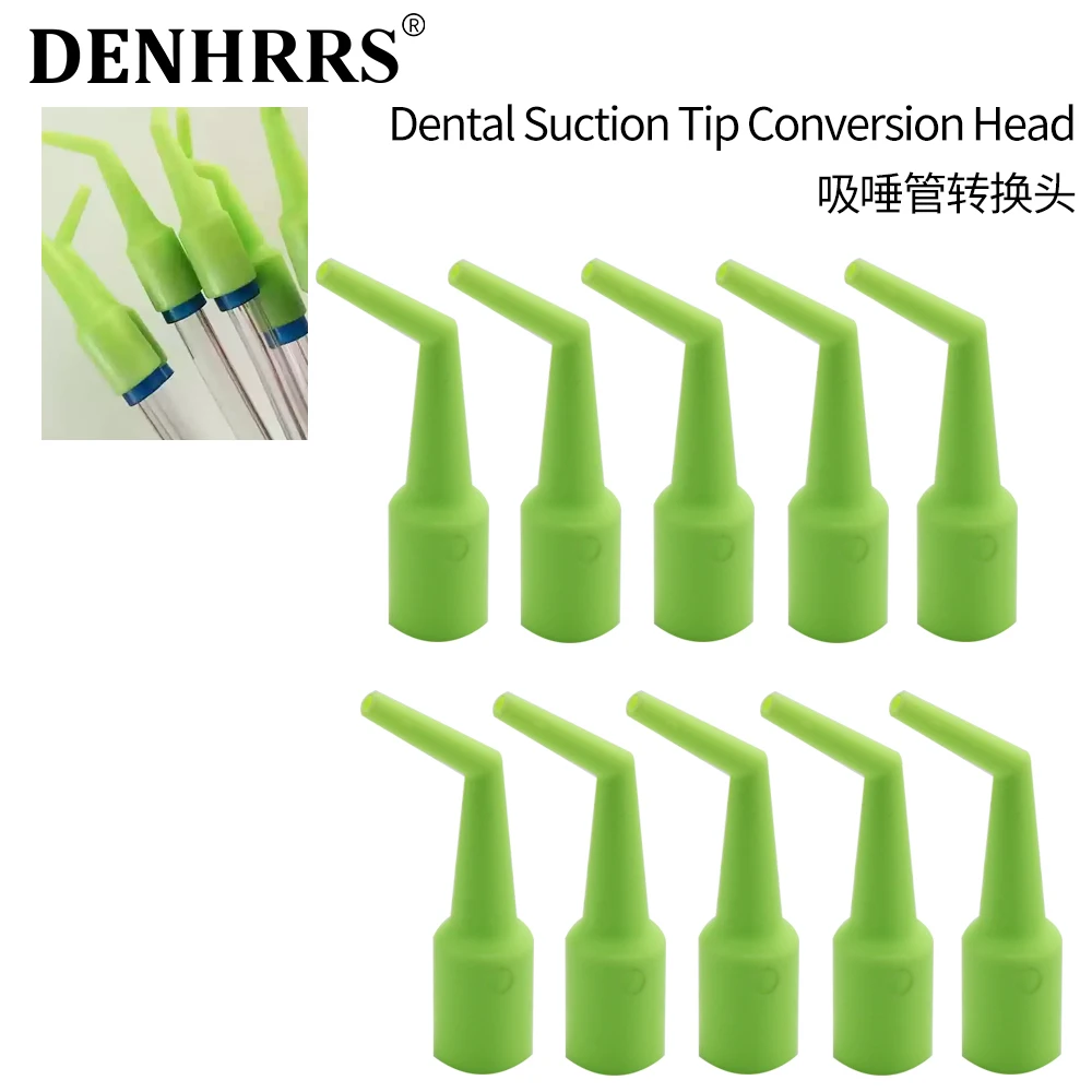 Dental Suction Tip Conversion Head Bend Pipe Disposable High Temperature Resistance Disinfect Oral Cavity Surgery Straw Tools