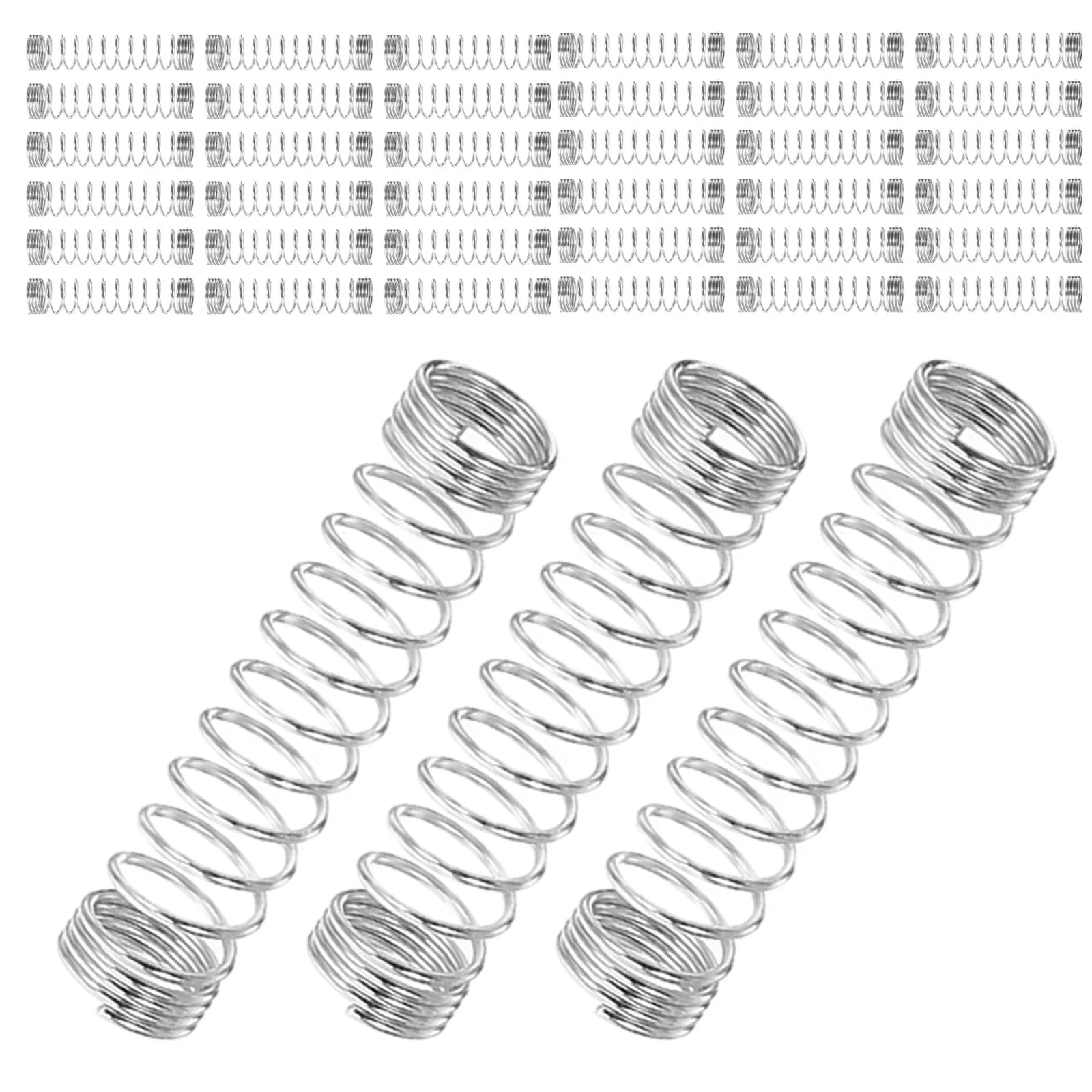 

100Pcs Ballpoint Pen Spring Stainless Steel Compressed Small Springs Replacement Pen Springs Spring for Ballpoint