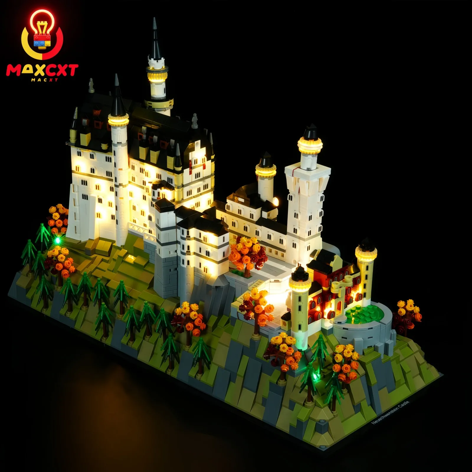 

MAXCXT LED Light Set For LEGO 21063 Architecture Neuschwanstein Castle DIY Decorative Lamp Not Include Lego Building Blocks Set