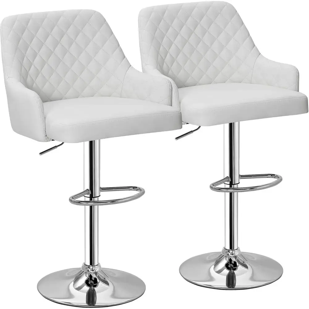 

Набор регулируемых барных стульев (2 шт.), стулья для барной стойки или кухонной стойки