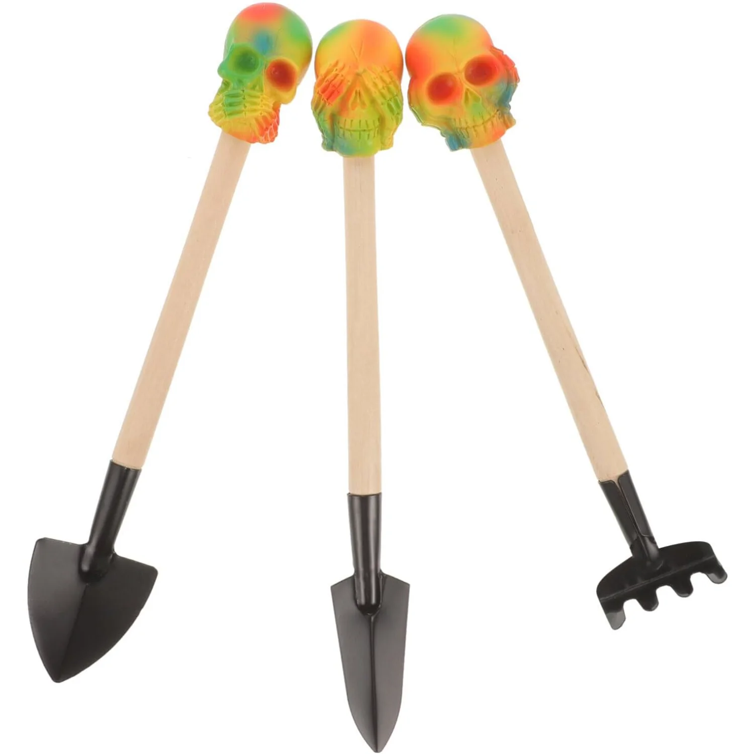 

1 Set Mini Gardening Tools Portable Garden Hand Tools Set Miniature Rake Trowel and Shovel for Succulents Terrariums and Planti