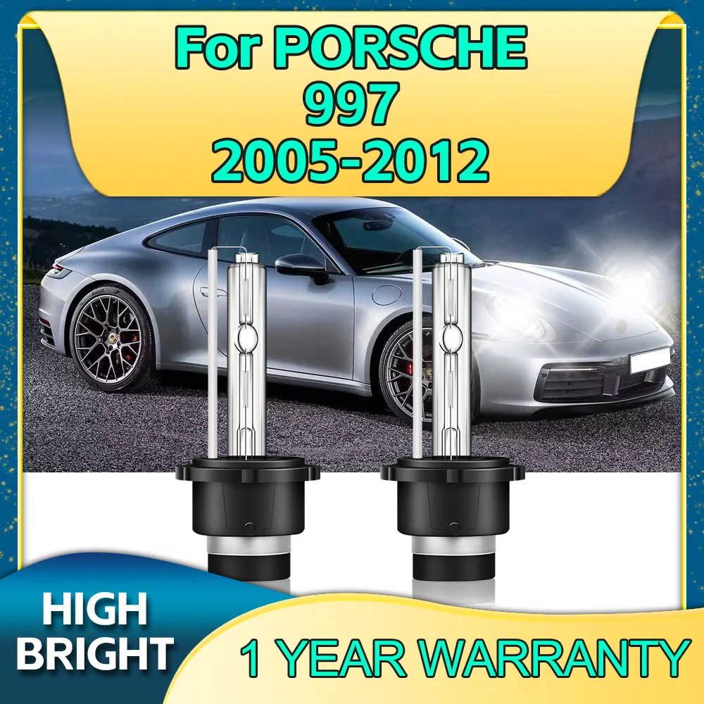 

2Pcs 35W Xenon Replace D2S HID Bulb 6000K Car Headlight For PORSCHE 997 2005 2006 2007 2008 2009 2010 2011 2012