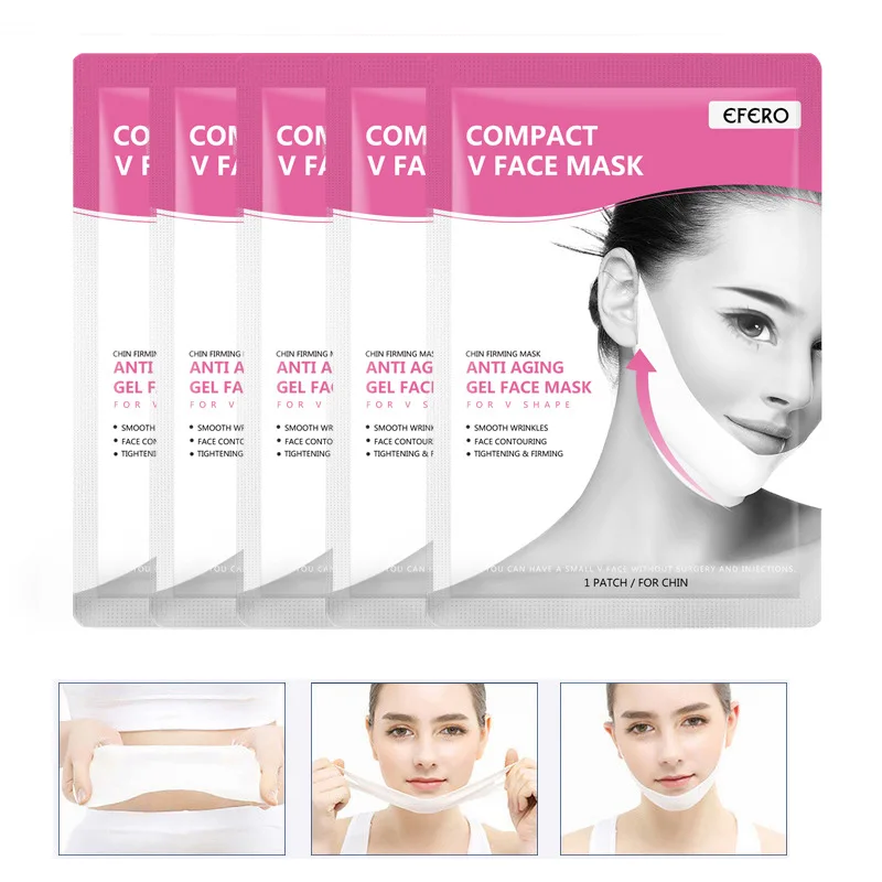 Face Slimming Ear Hanging Hydrogel Neck Slim Beauty Face Chin Care Cheek V Thin Lift Mask Shape Face-Lifting Mask Skin