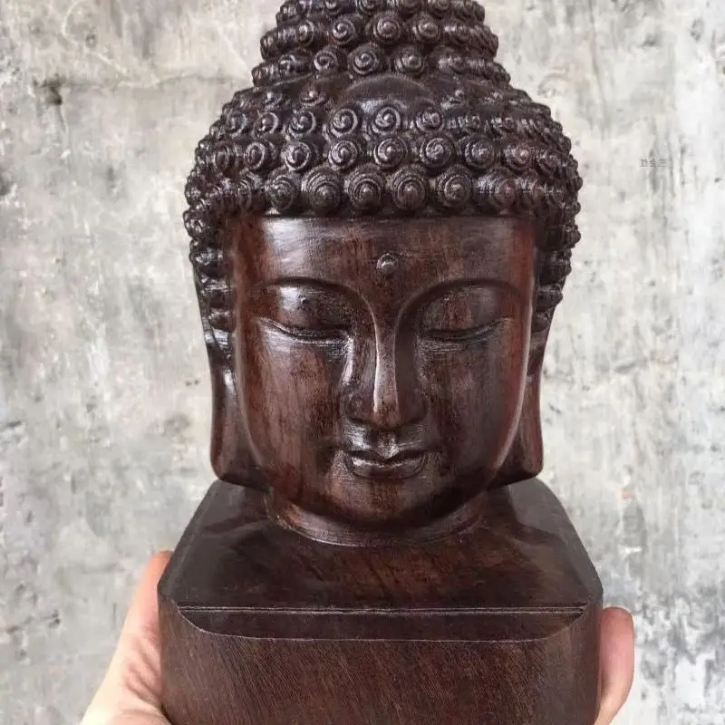 

Vietnamese agarwood Tathagata Buddha head, head of Shakyamuni Buddha, home and office decoration