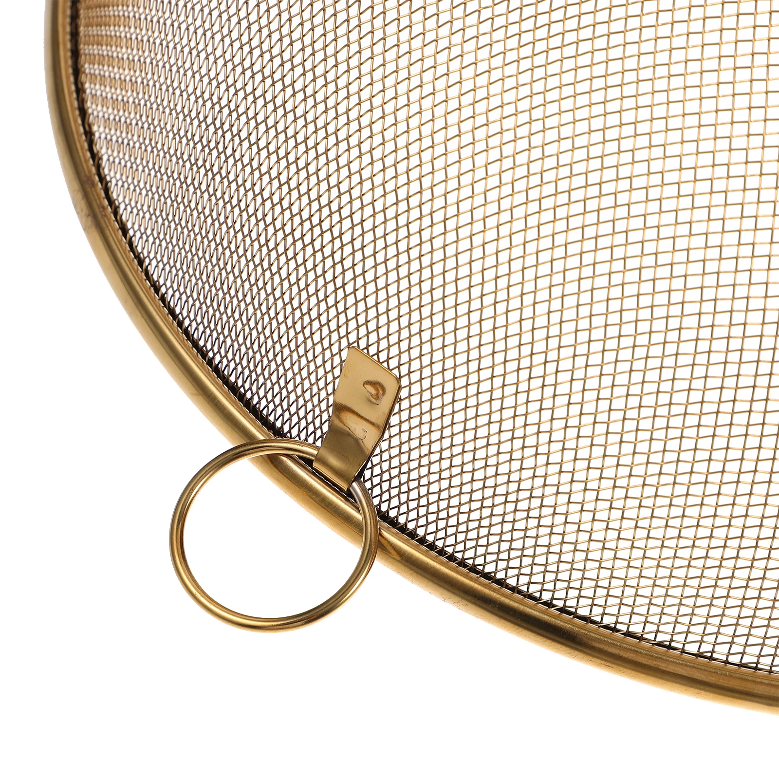 

1 set Stainless Steel Rice Basket 22cm Golden Colander Strainer Bowl Set Kitchen Tool Fine Mesh Drainer Vegetable Filter