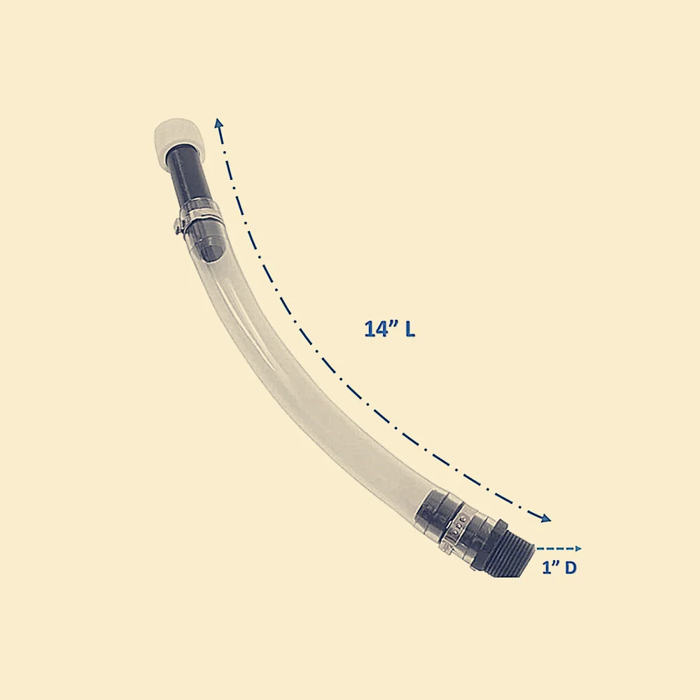 14 Inch Fuel Jug Filler Hose Fuel Jug Hose Gas Can Hose Fits Vp Racing Fuel Containers,Jegs Jugs, Lc2 Jugs, Scribner Fuel Jugs