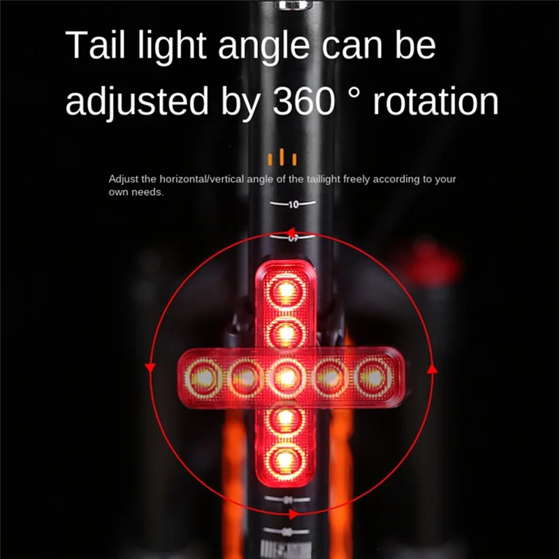 【Must-Haves】Bicycle Taillight LED Multi-Mode Charging Mountain Bike High Brightness Taillight Cycling Equipment