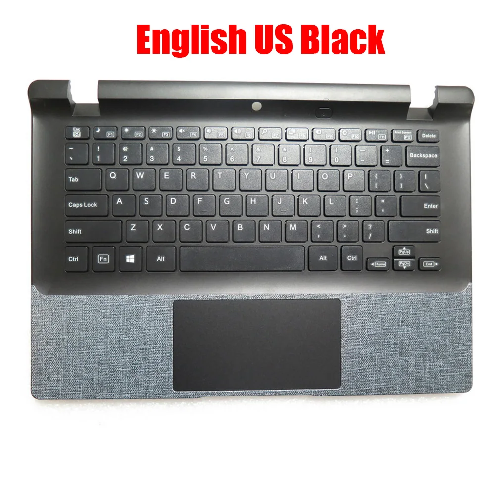 Laptop Palmrest and Keyboard, AVITA for Essential NE14A2, Inglês, EUA, Reino Unido, Reino Unido, Upper Case with Touchpad, Novo