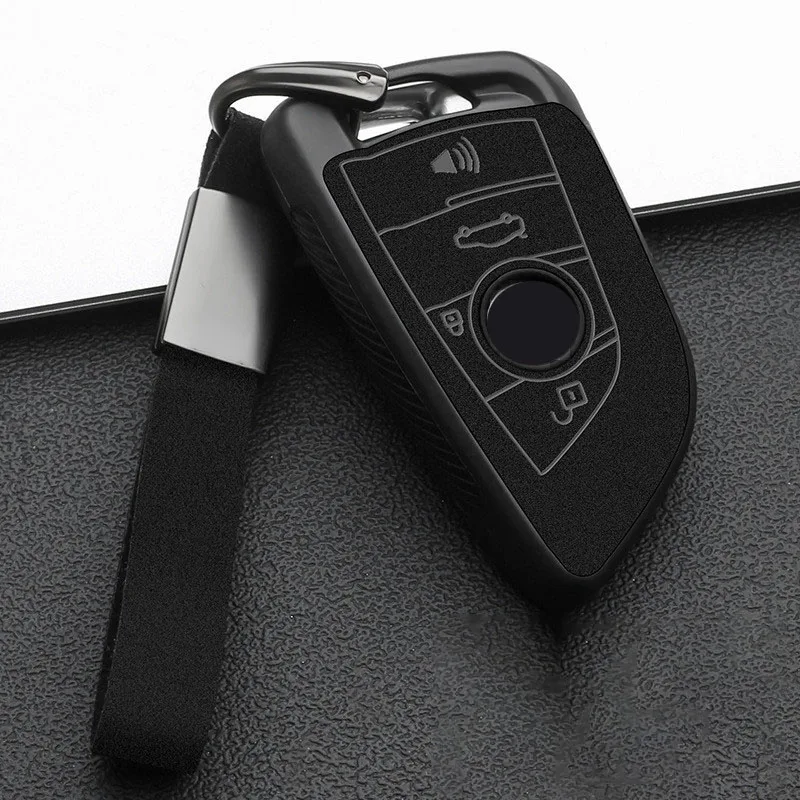 

Leather Car Key Case Cover For BMW F20 G20 G30 X1 X3 X4 X5 G05 X6 X7 G11 F15 F16 G01 G02 F39 F48 7 Series 520 525 118i 218i 320i