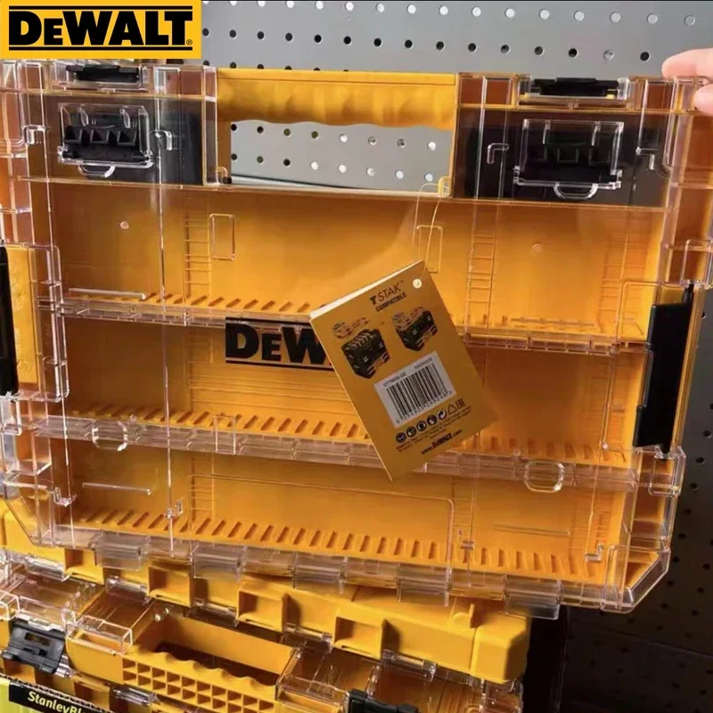 DEWALT DT70839 Large Tough Case With 6 Dividers Divider Screws Bits Accessory Storage Box Dewalt Drill Driver Bit Tool Case