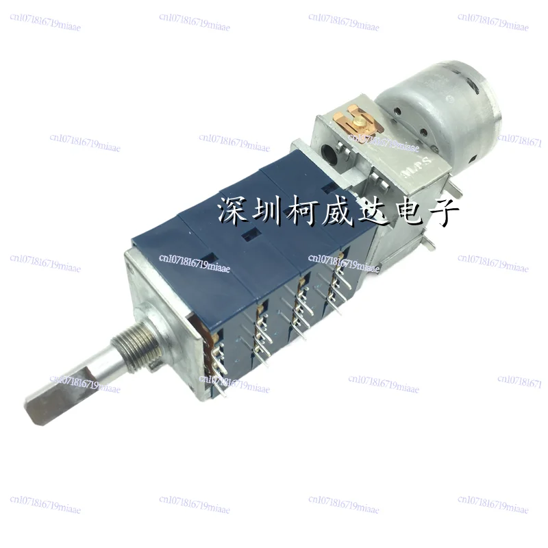 

With Motor HiFi Stereo Audio Amplifier 12Pin Half Shaft Without Detent Quad-unit 1pc ALPS RK27 50/100KAx4 Rotary Potentiometer