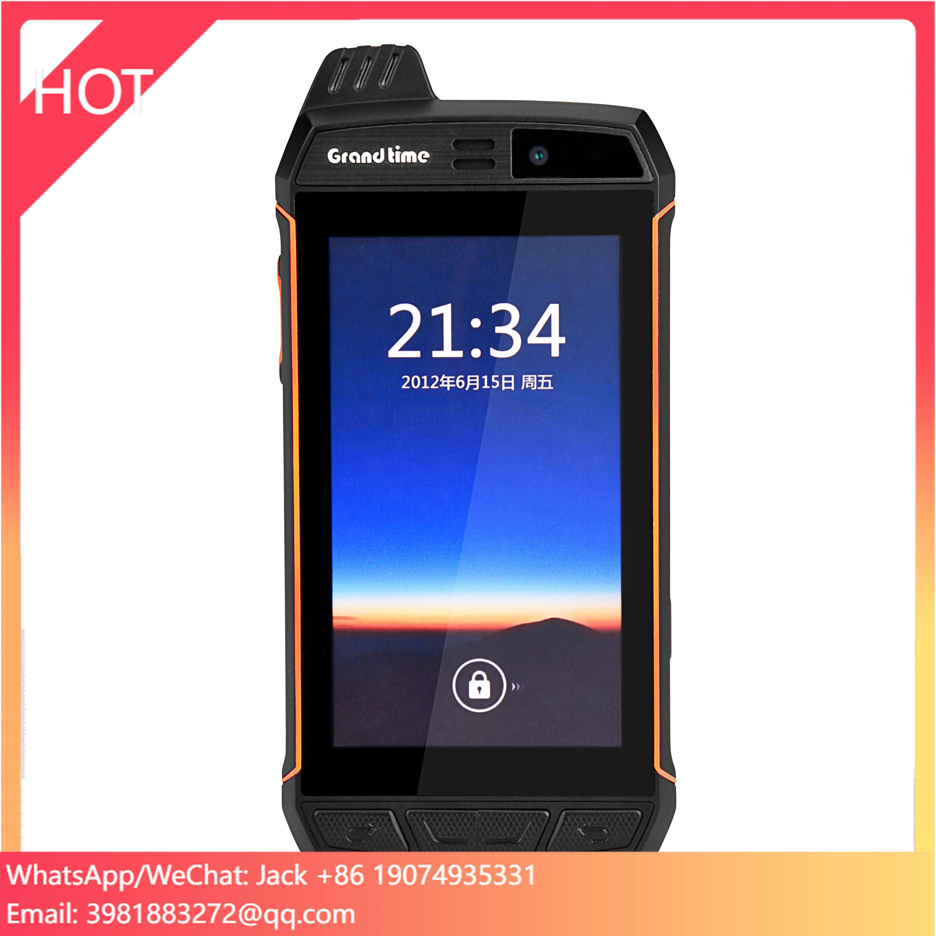 

2024 Hot 4 Inch Screen 4G Smart Phone With POC Radio Wireless Handheld Intercom Professional APP Walkie Talkie With PTT