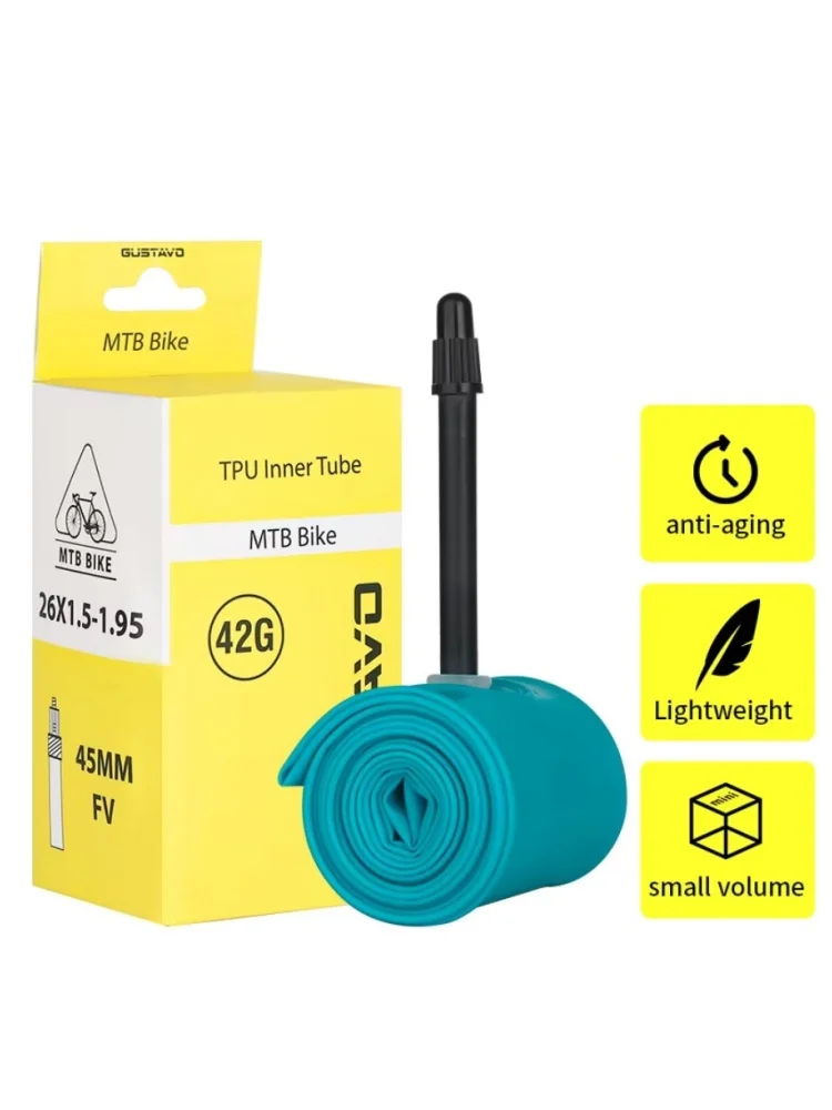 AliExpress NONE GUSTAVO TPU Inner Tube MTB Bike Ultralight Inner Tubes 26/27.5x1.5 1.75 1.95 Inch Mountain Bicycle Tire