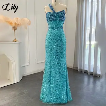 8 best sales فستان طويل مزين باللؤلؤ - №6