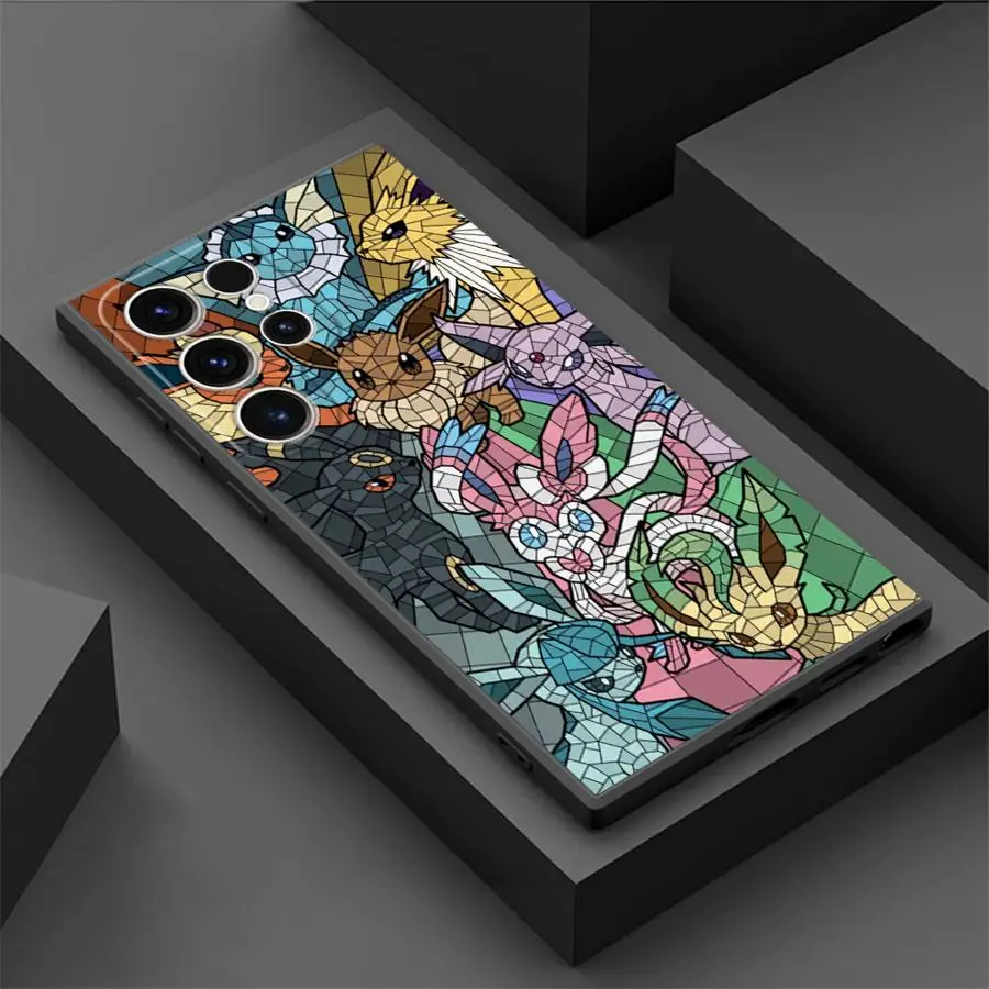 P-Pok é mon-Samsung Galaxy用のソフトケース,s25 plus,ultra,s24,s23,s21,s20,s22,fe