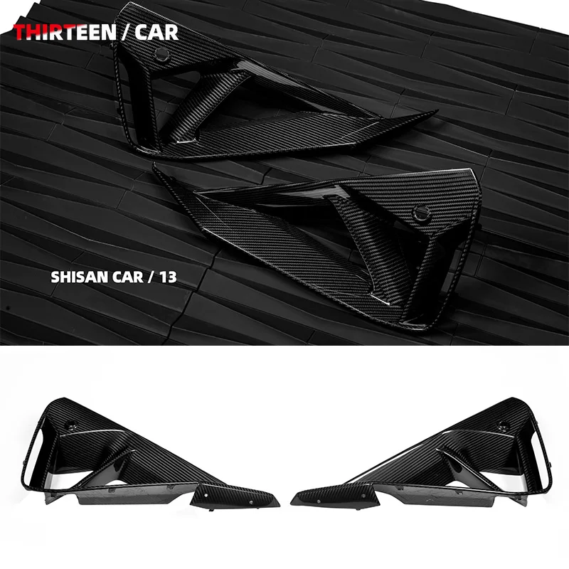 For BMW 2 Series Coupe G42 Dry Carbon Fiber Front Bumper Air Duct Fit For BMW G42 M235i M240i 2021+ Competitive style trend