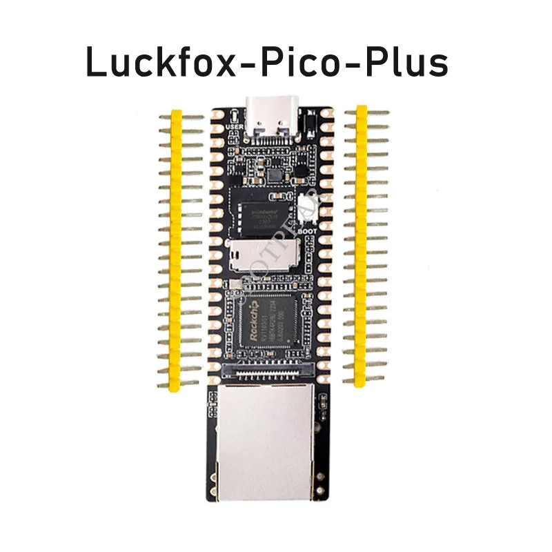 LuckFox Pico RV1103 MINI Rockchip AI Board ARM Cortex-A7 Linux board / NPU / ISP / RISC-V better than Raspberry Pi Pico