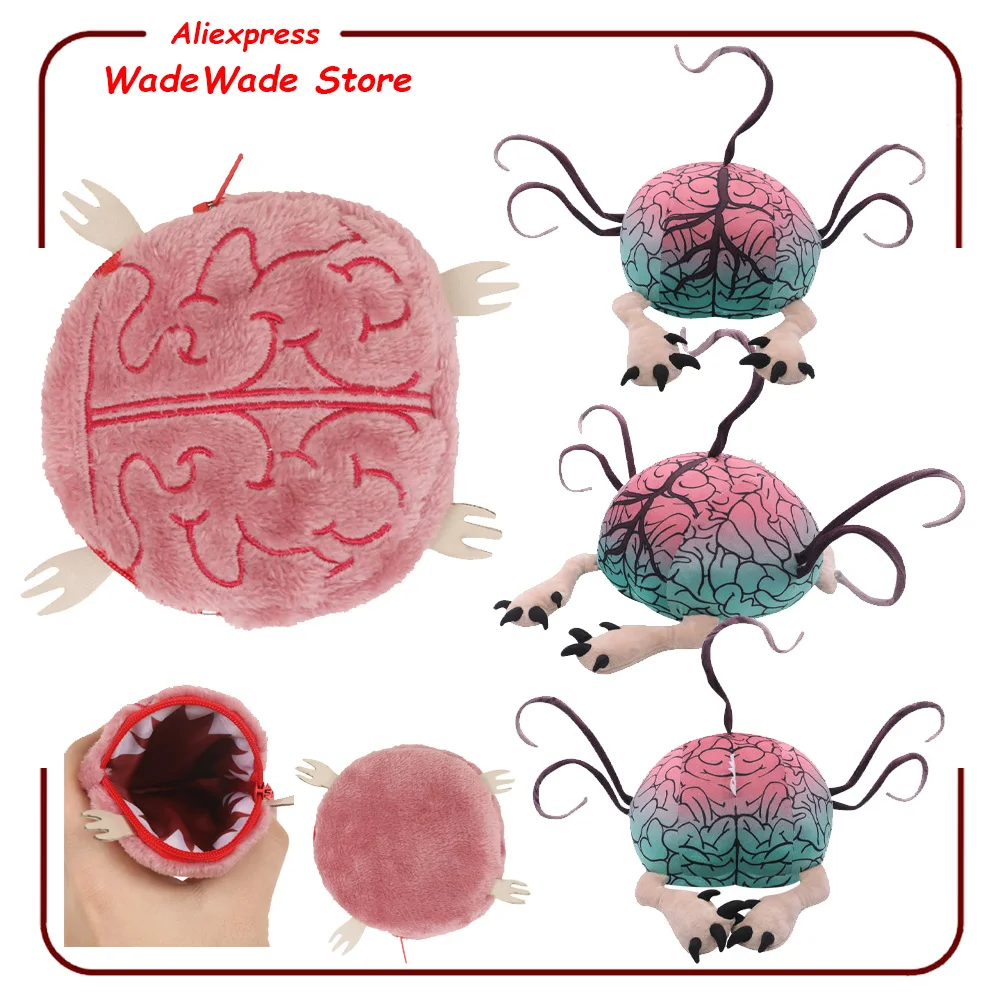 Intellect Devourer Cosplay Plush Game Baldur Cos Gate Plushies Cartoon Kids Children Mascot Birthday Xmas Gifts Soft Props