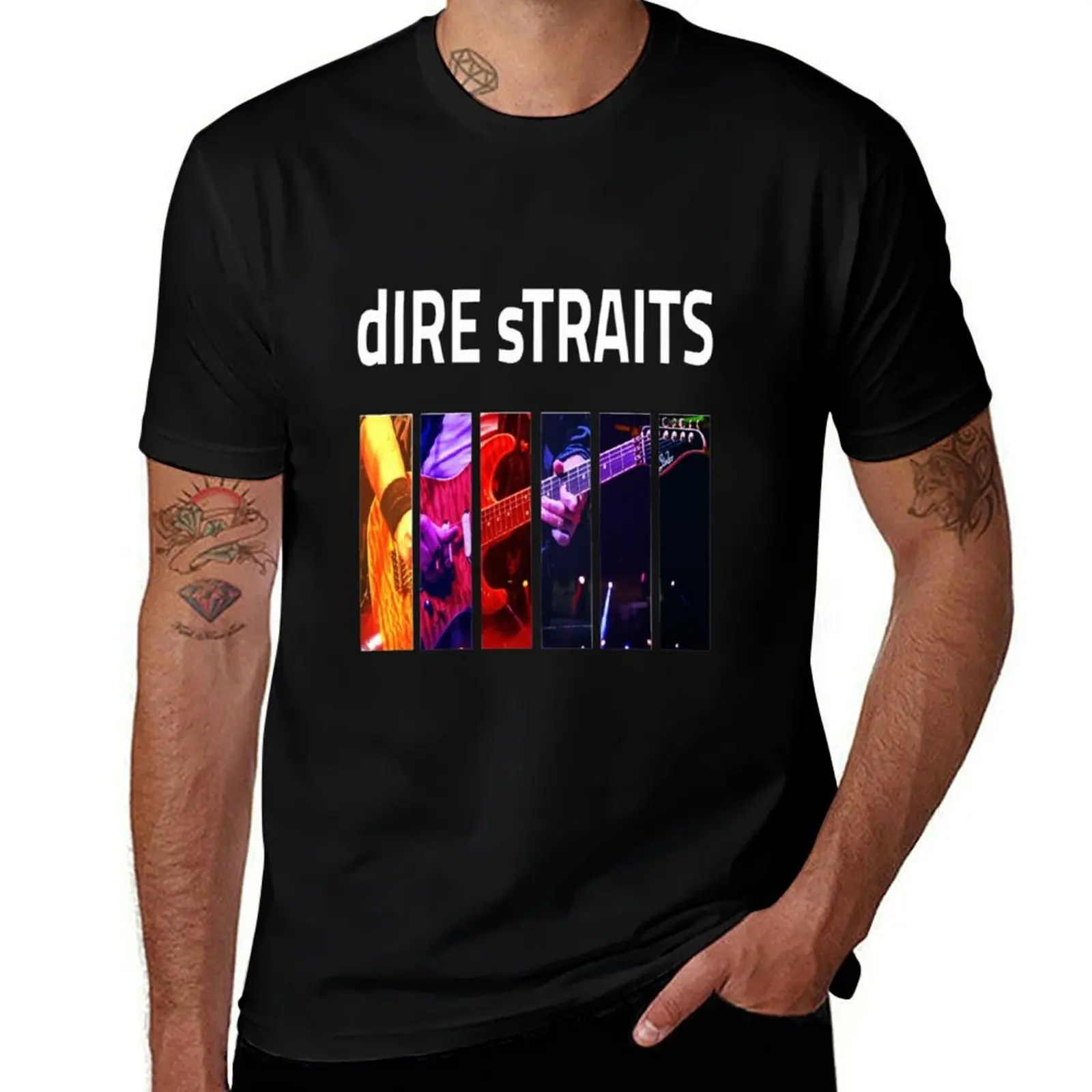 

Dire Straits T-Shirt fashion shirts graphic shirts blue archive vintage men tshirt