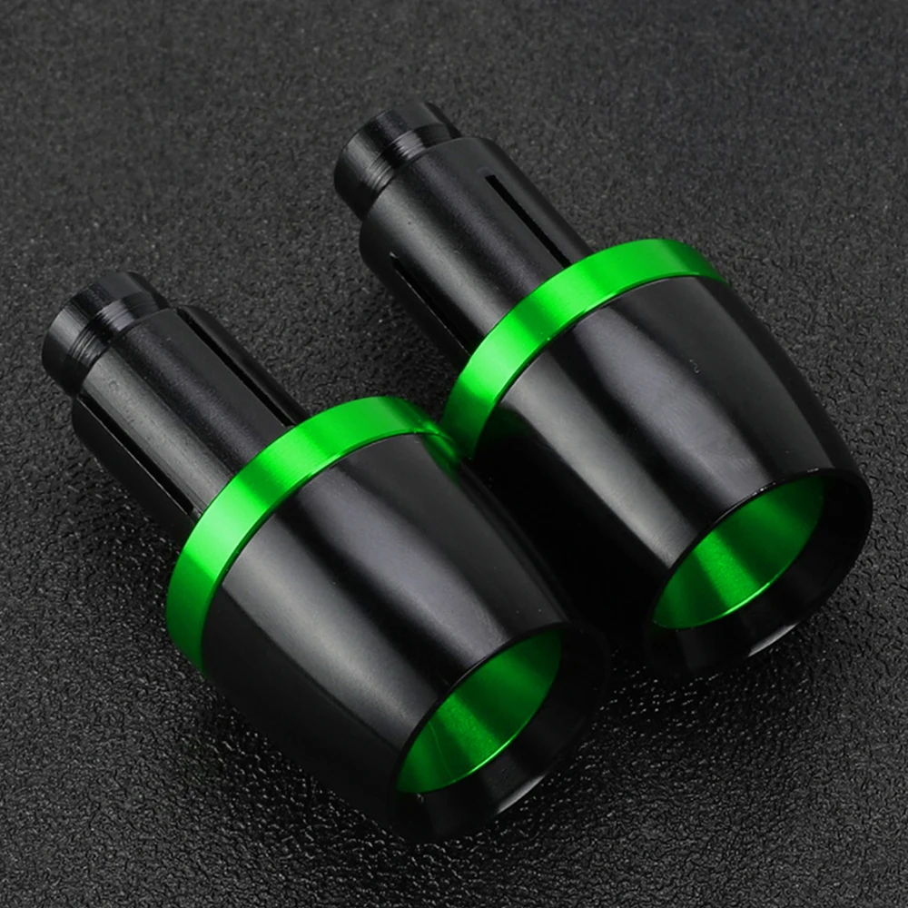 

Moto Ends Handle Bar Grips Cap Anti Vibration Plug For Kawasaki Z650 Z750 Z800 Z900 RS Z1000/SX Ninja 400 650 1000 ZX 6R 10R 25R