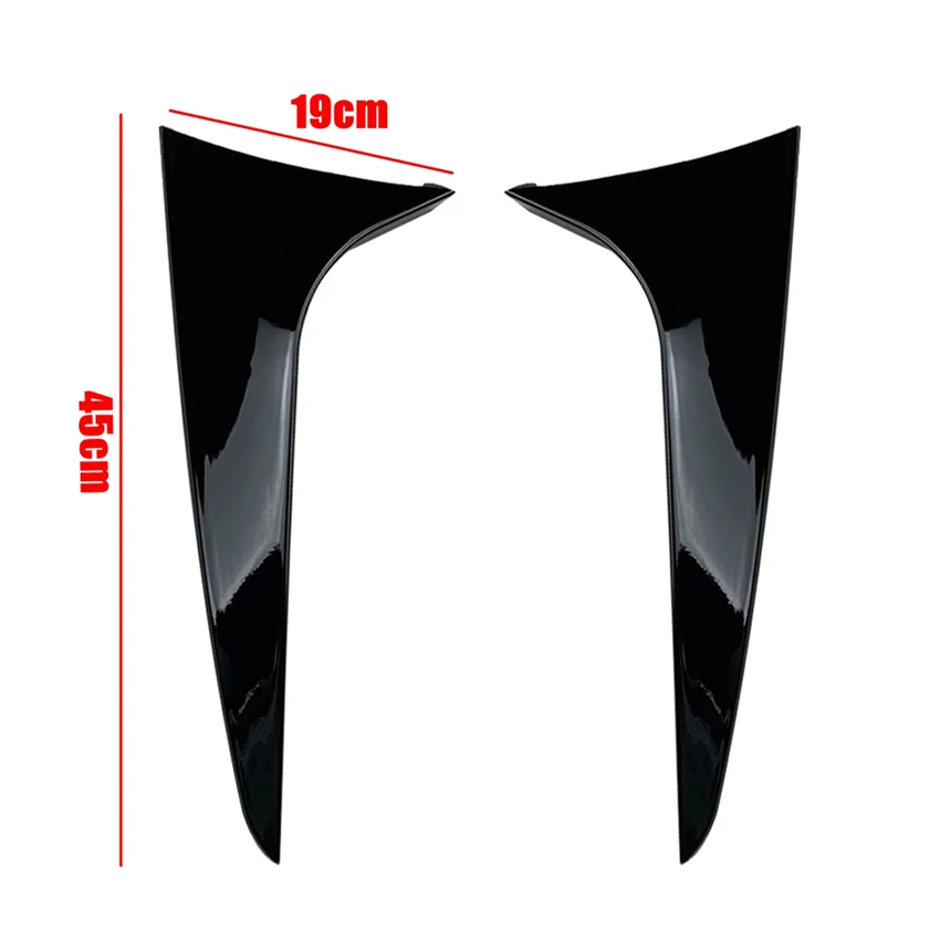 2x Car Rear Window Side Spoiler Wing Mirror Tail Glossy Black For BMW 3 Series F31 Touring Wagon 2012-2018 Auto Rear Window