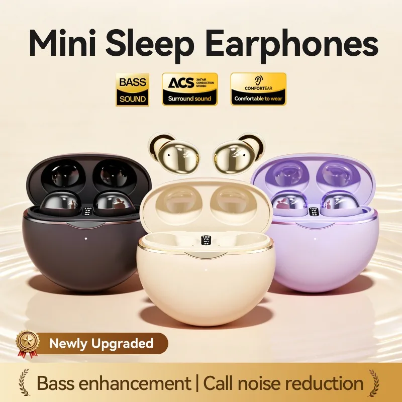 In-ear High Sound Quality Mini Sleep Wireless Headphone Long Battery Life Bluetooth Earphone Noise Reduction Work Game Earbud