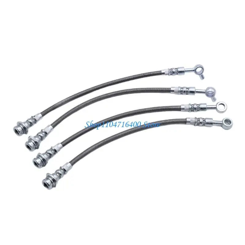 

y1gd Front & Rear Braided Brake Line Hose Set for Patrol Y60 1988~1997