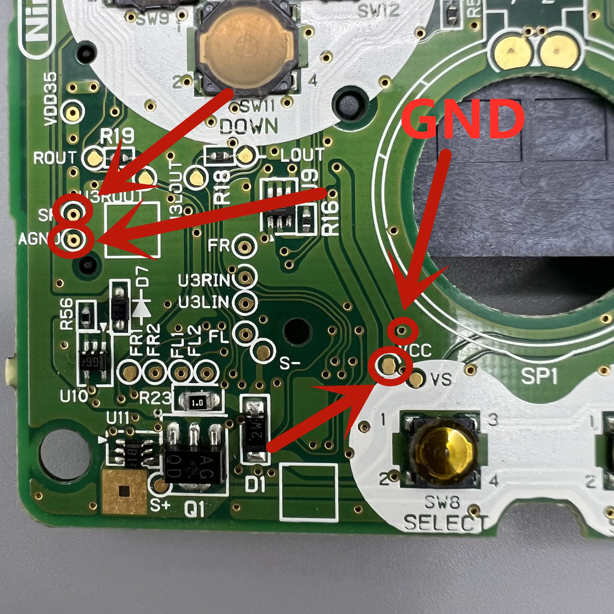 โมดูลเครื่องขยายเสียงดิจิทัลสำหรับ gameboy Advance SP gbasp Sound ameboy