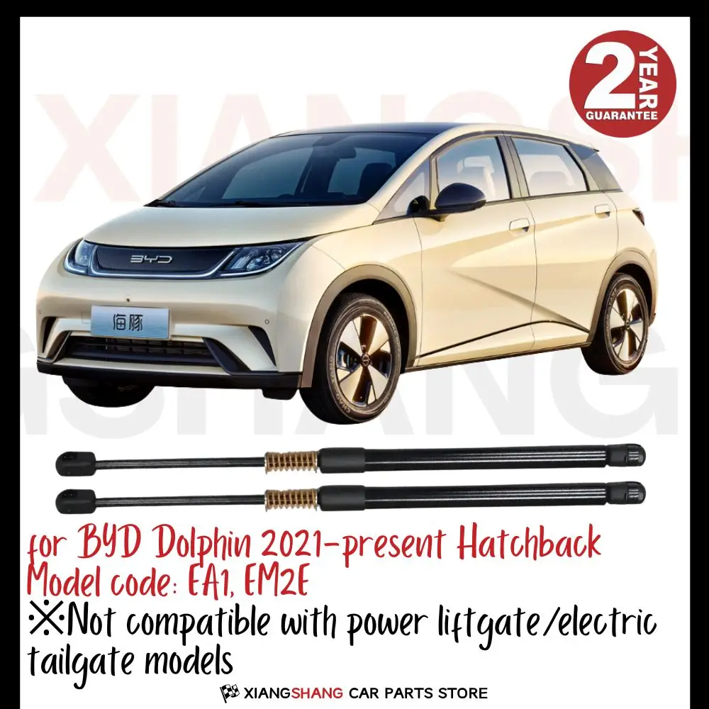 

2pcs Rear Damper for BYD Dolphin 2021-present Hatchback WITH SPRING Trunk Boot Gas Charged Gas Struts