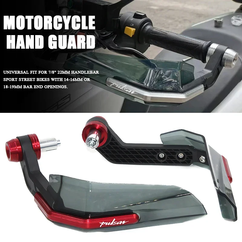 

Motorcycle Universal Handlebar Grips Guard Brake Clutch Levers Handle Windproof Protector，For Bajaj Pulsar 200 NS/200 RS/200 AS