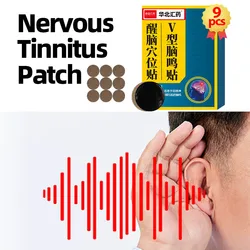 Nervous Tinnitus Treatment Patch Headache Relief Brain Nerve Relax Ear Ringing Buzzing Hearing Loss Medical Medicine Plaster