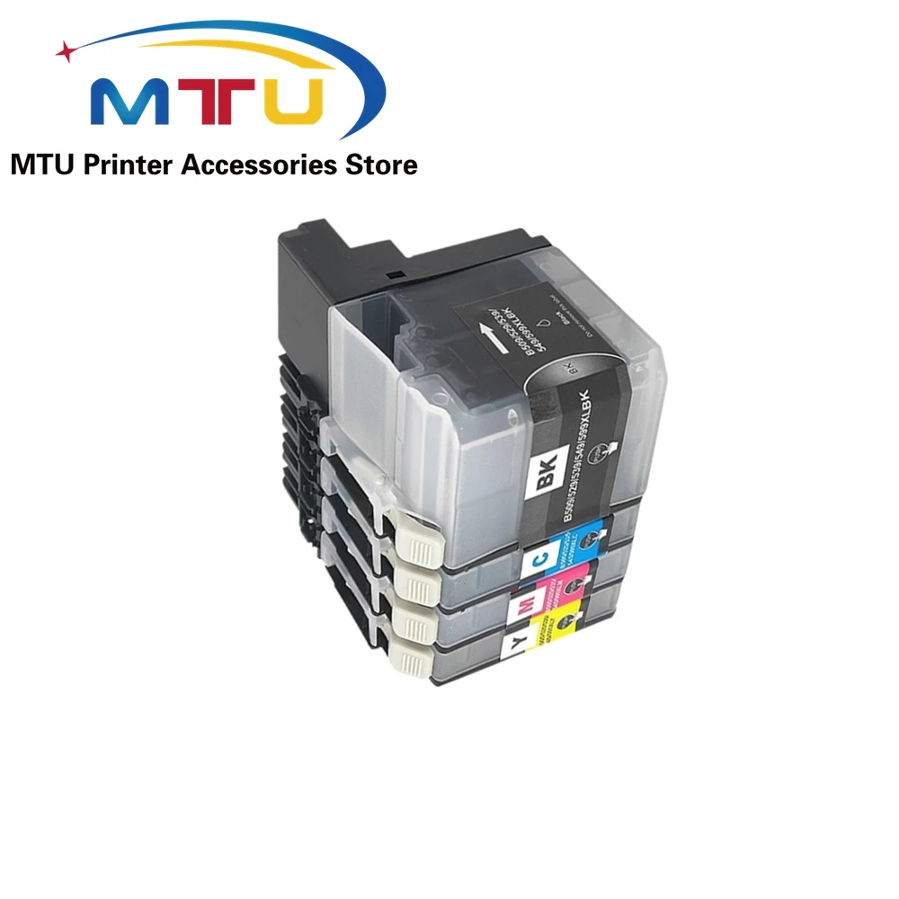 1Set LC539 LC539XL BK LC535 LC535XL CMY Compatible Ink Cartridge for Brother DCP-J100 DCP-J105 MFC-J200