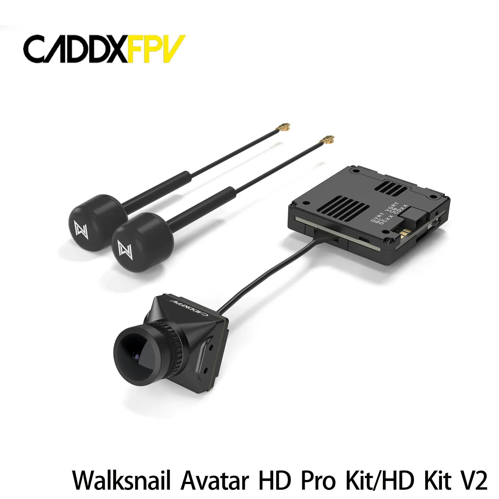 

CADDX Walksnail Avatar HD Kit V2 /Avatar HD Pro Kit (Dual Antenna Version) Gyroflow 32G 1080P 120FPS For FPV Drone RC Quadcopter