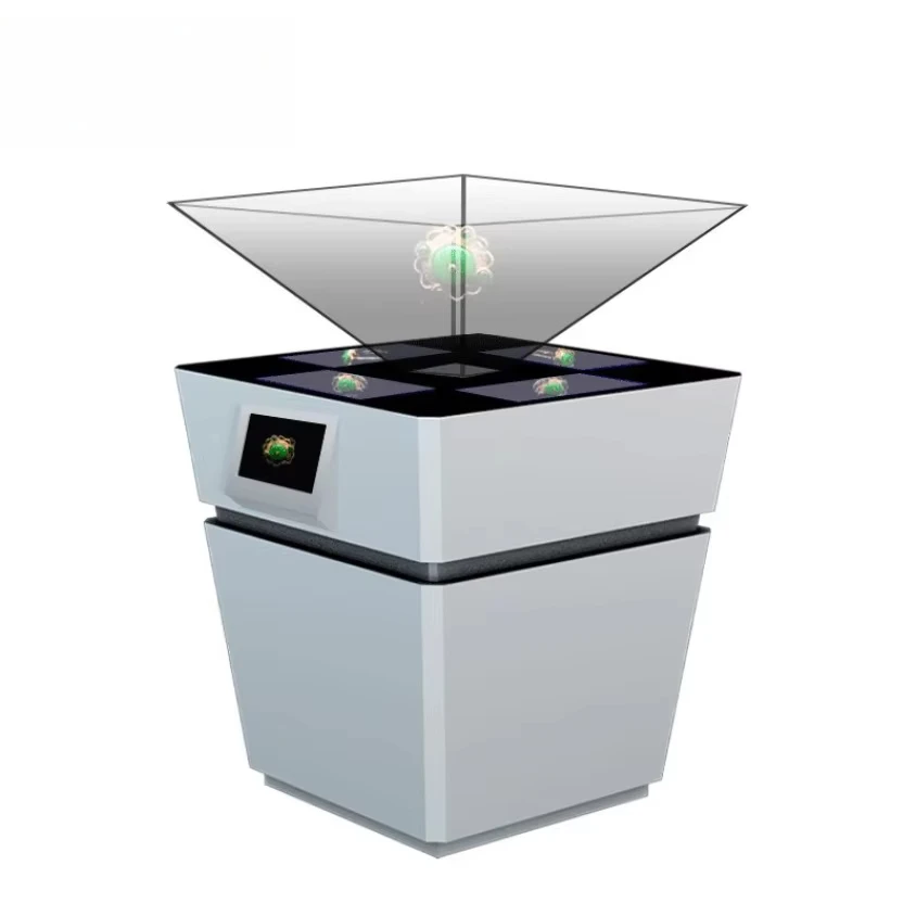 Custom 86 Inch 360 Degree Transparent Holographic Display 3D LCD Showcase Cabinet Indoor