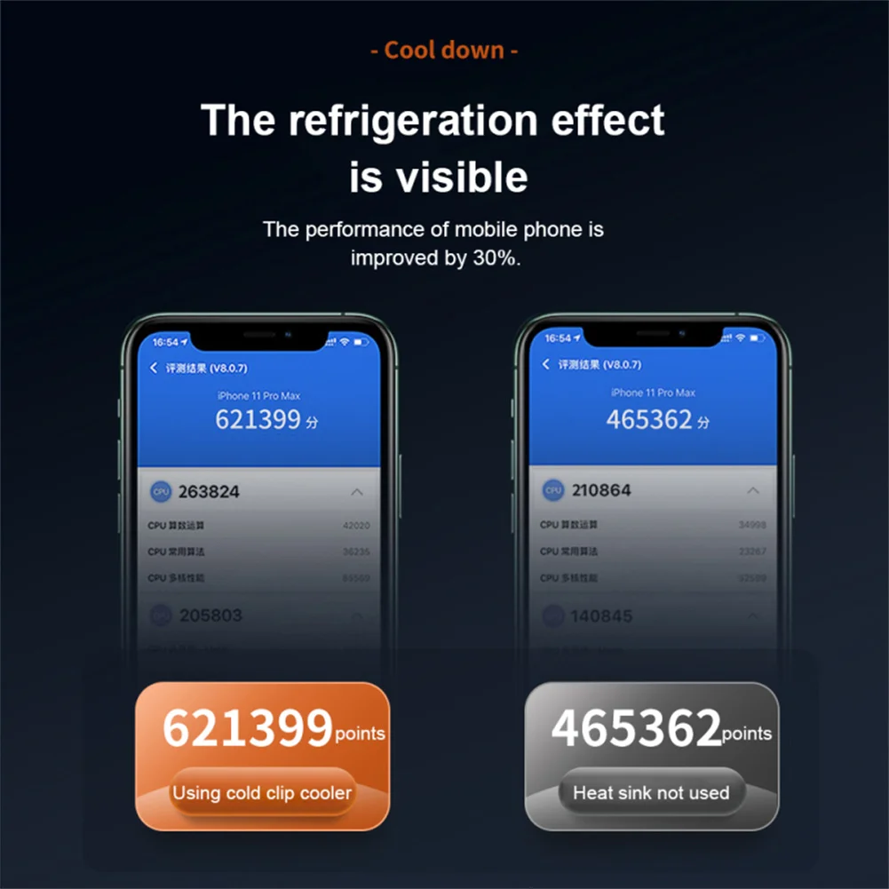 Universal X13 Phone Game Cooler System Mute Strong Wind Cooling Fan Gamepad Holder Stand Radiator Auxiliary Chicken-eating