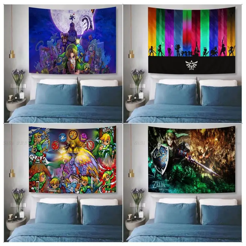 

The L-Legend Z-Zelda Tapestry Hanging Bohemian Tapestry Bohemian Wall Tapestries Mandala Cheap Hippie Wall Hanging