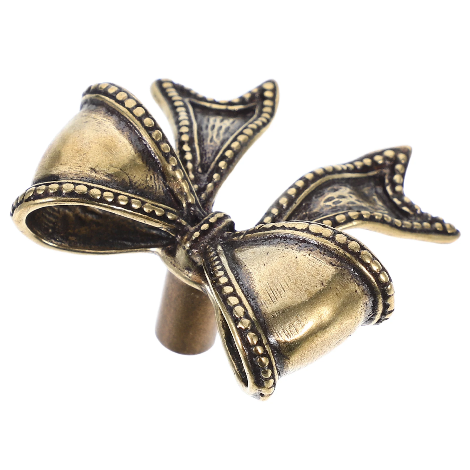 

Brass Bow Drawer Handle Vintage Style Metal Cabinet Pulls for Bedroom Kitchen Door Hardware Handles Chinese Furniture