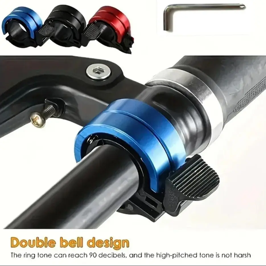 Sécurité de vélo appel de cyclisme vtt guidon klaxon Invisible cloche Super forte cloche de vélo accessoires de vélo