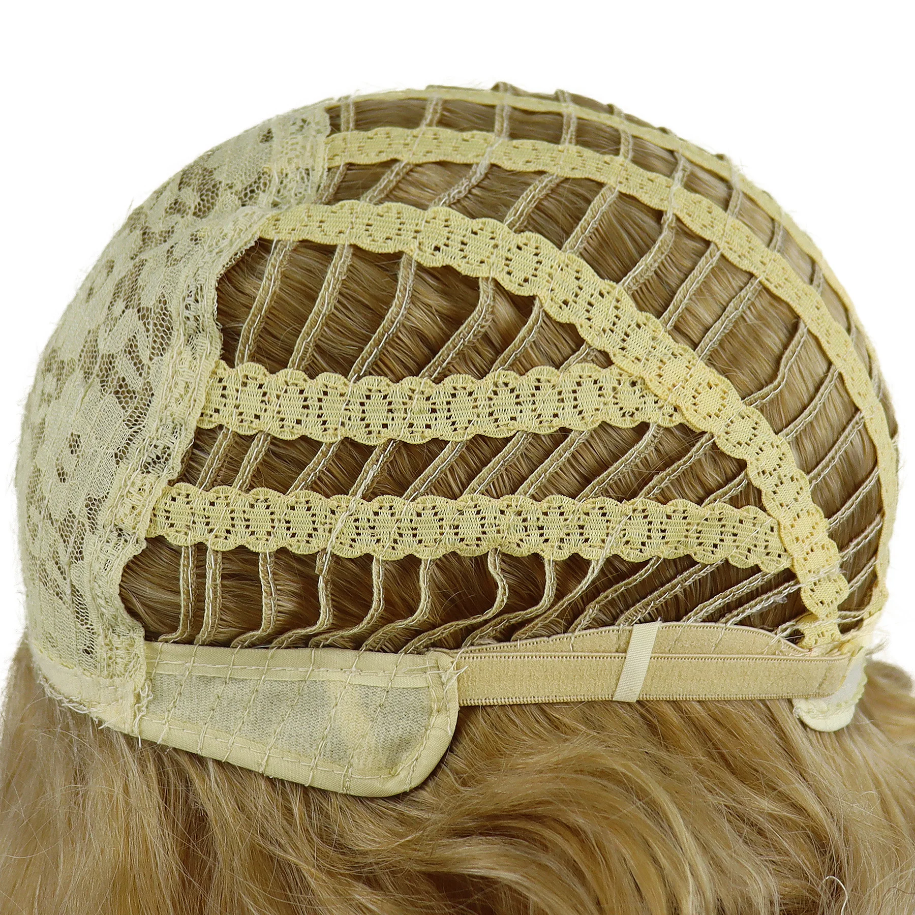 شعر مستعار صناعي بطول الكتف للنساء والفتيات بطول 14 بوصة، شعر مستعار قصير مجعد مع غرة، تصفيفة شعر طبيعية، زي يومي