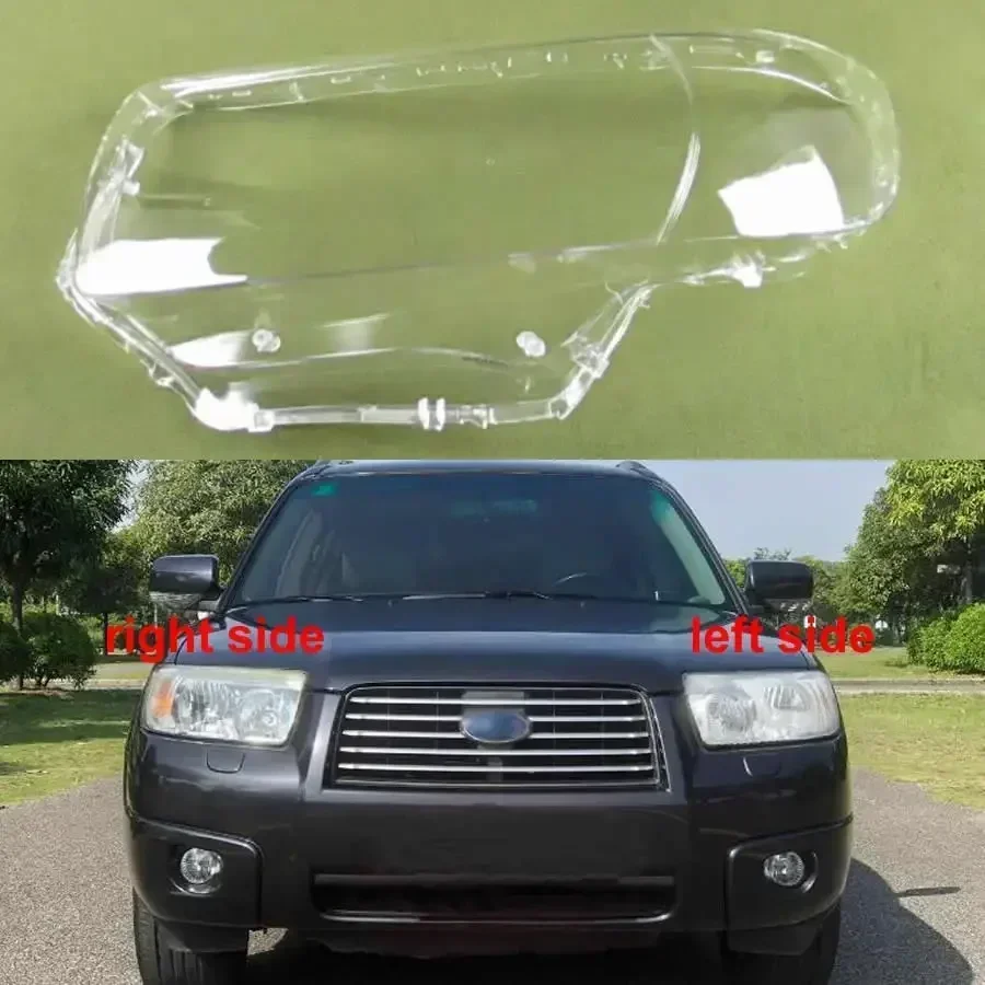 Per Subaru Forester 2006 2007 Fari Copertura Lente Faro Borsette Paralume Paralume Plexiglass Auto Parti di Ricambio